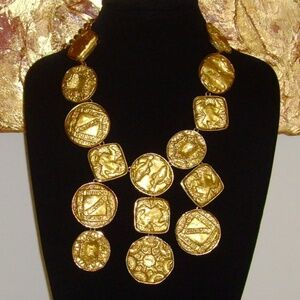 Kenneth J Lane (KJL) Statement Bib Necklace
